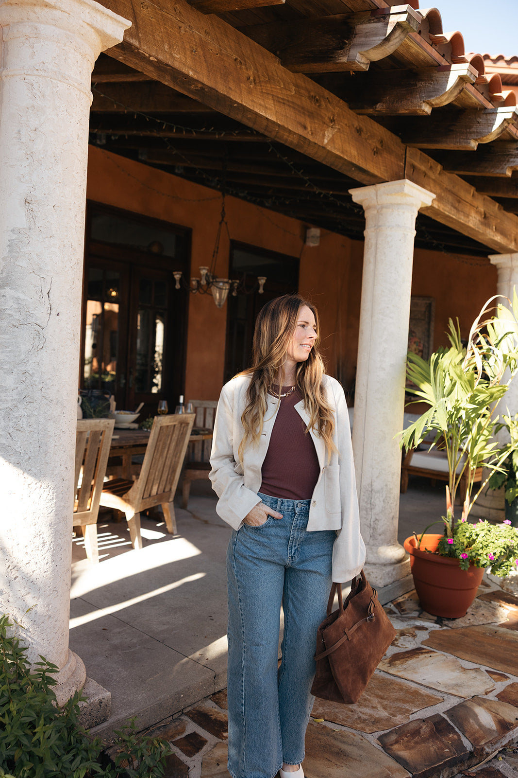 Fall In Tuscany Suede Jacket