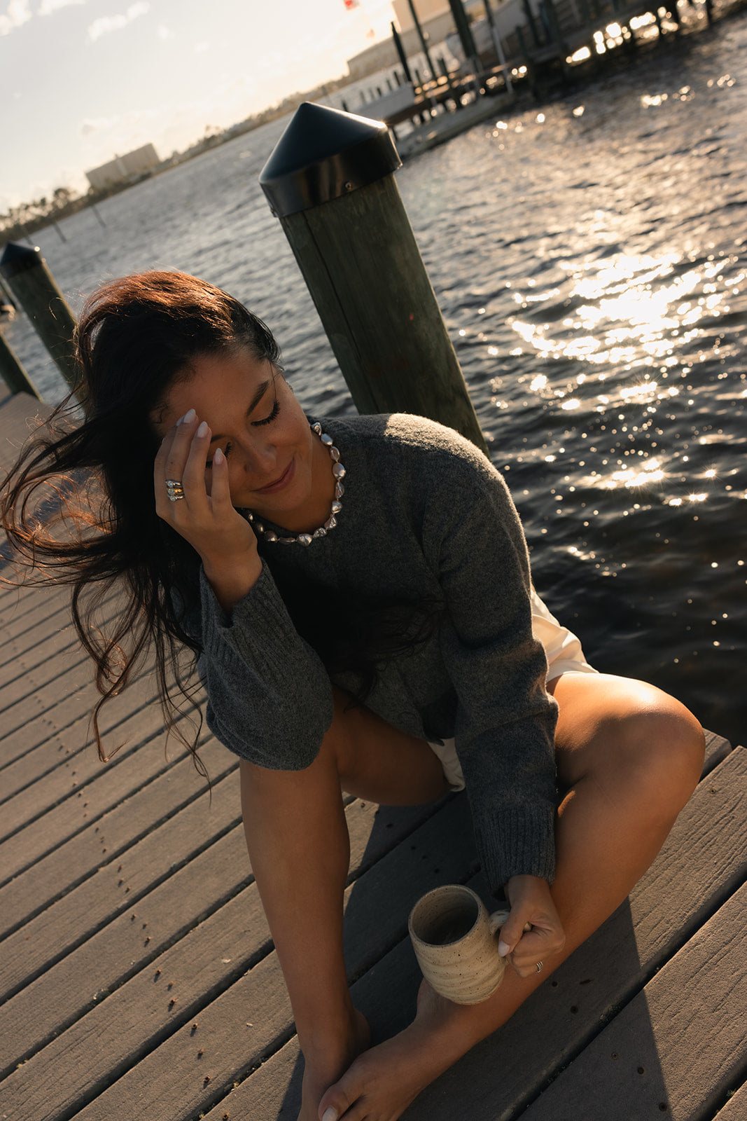 Celine Button Down Sweater