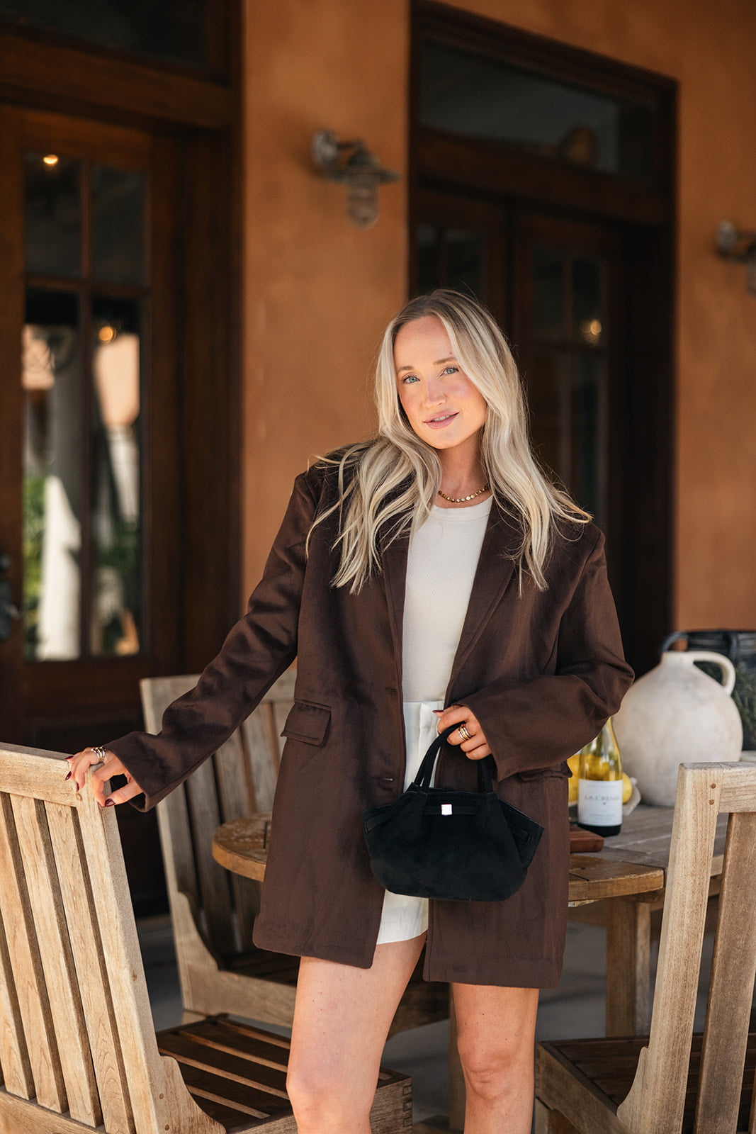 Espresso Suede Jacket