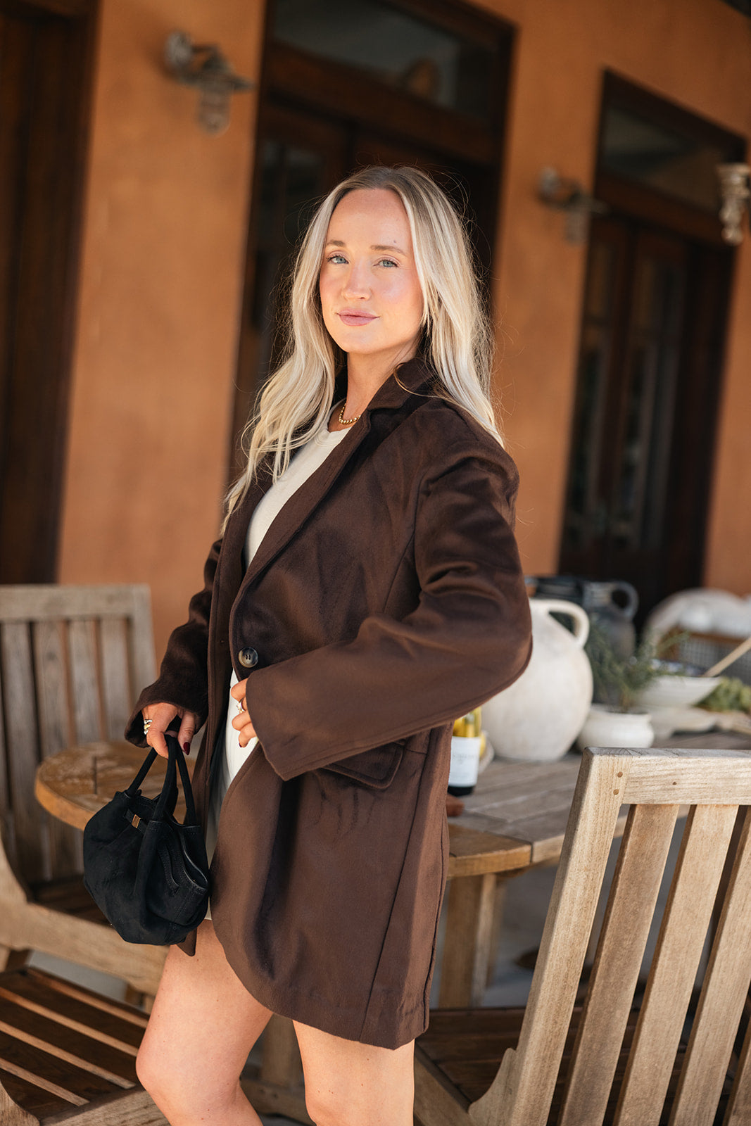 Espresso Suede Jacket