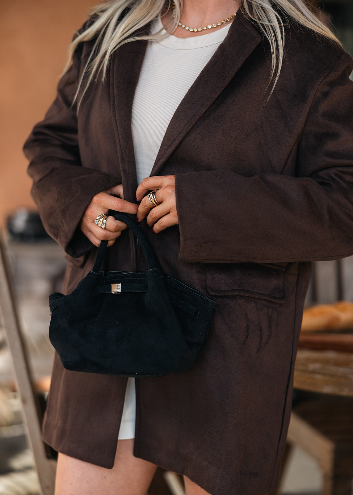 Espresso Suede Jacket