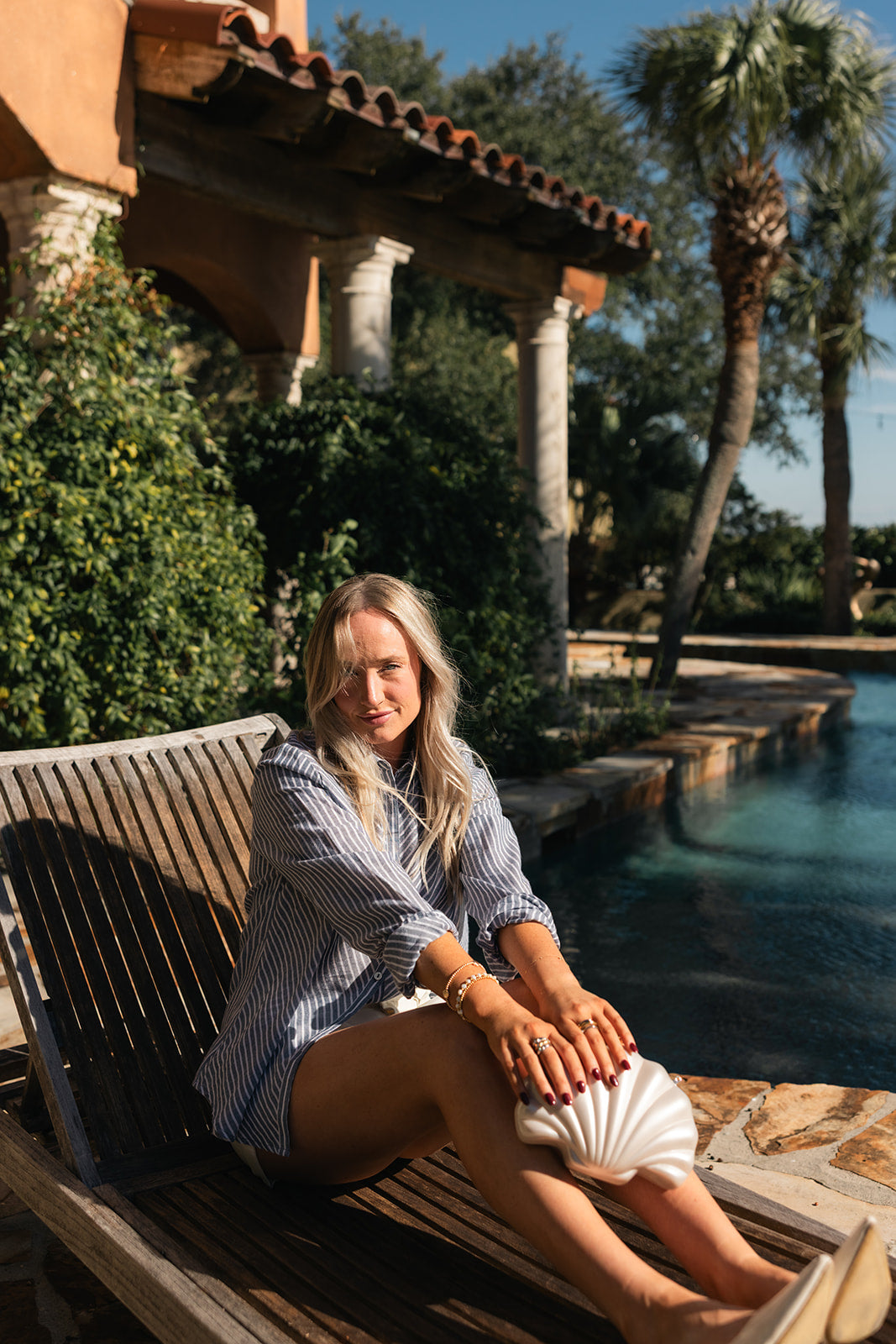 Al Fresco Button Down Top