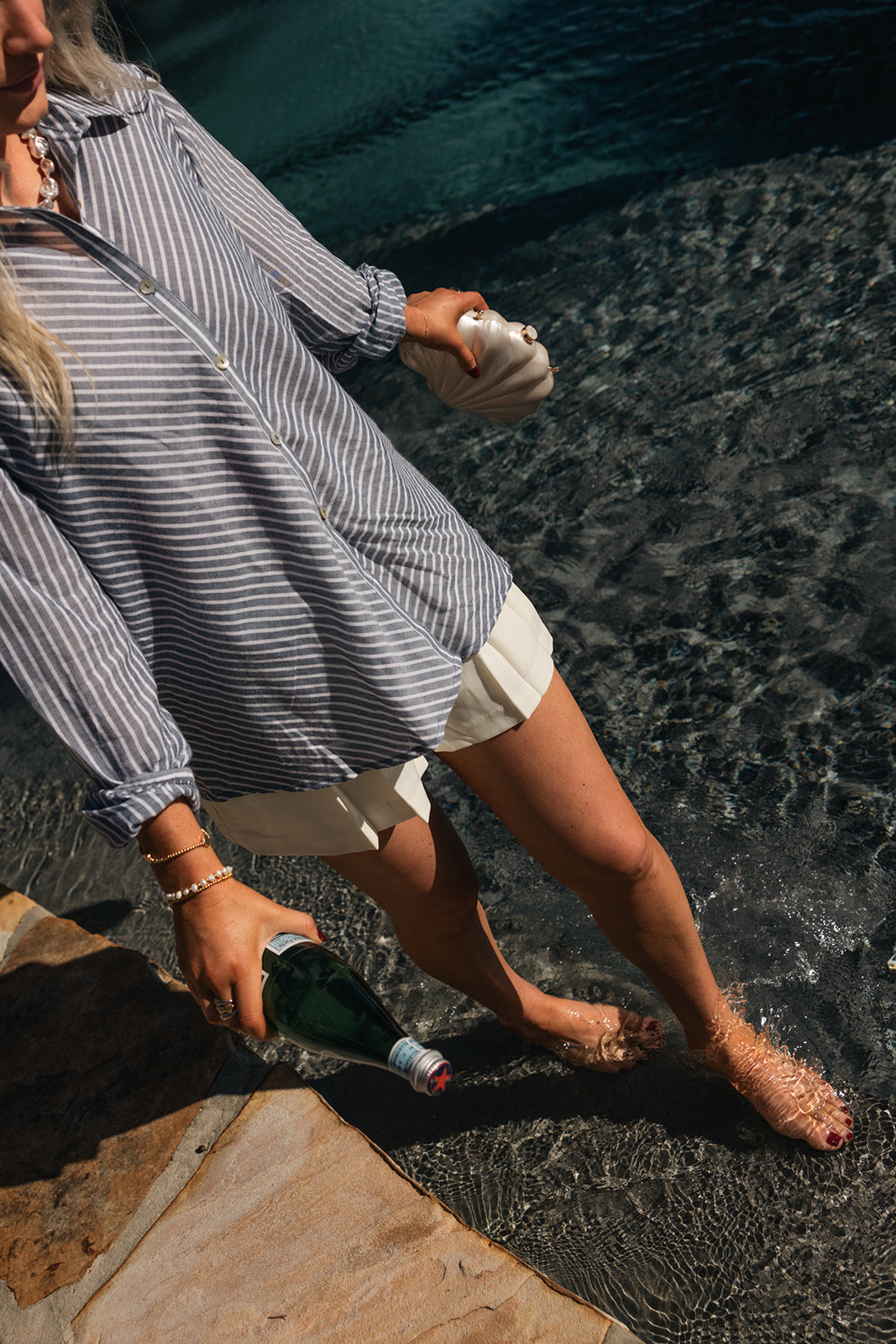 Limone Pleated Shorts