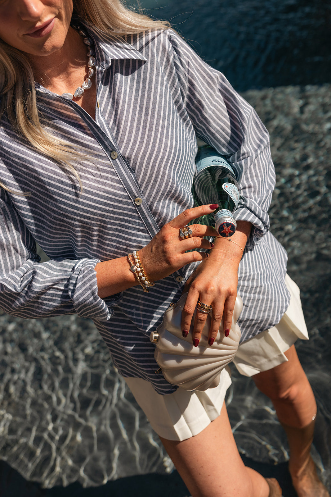 Al Fresco Button Down Top