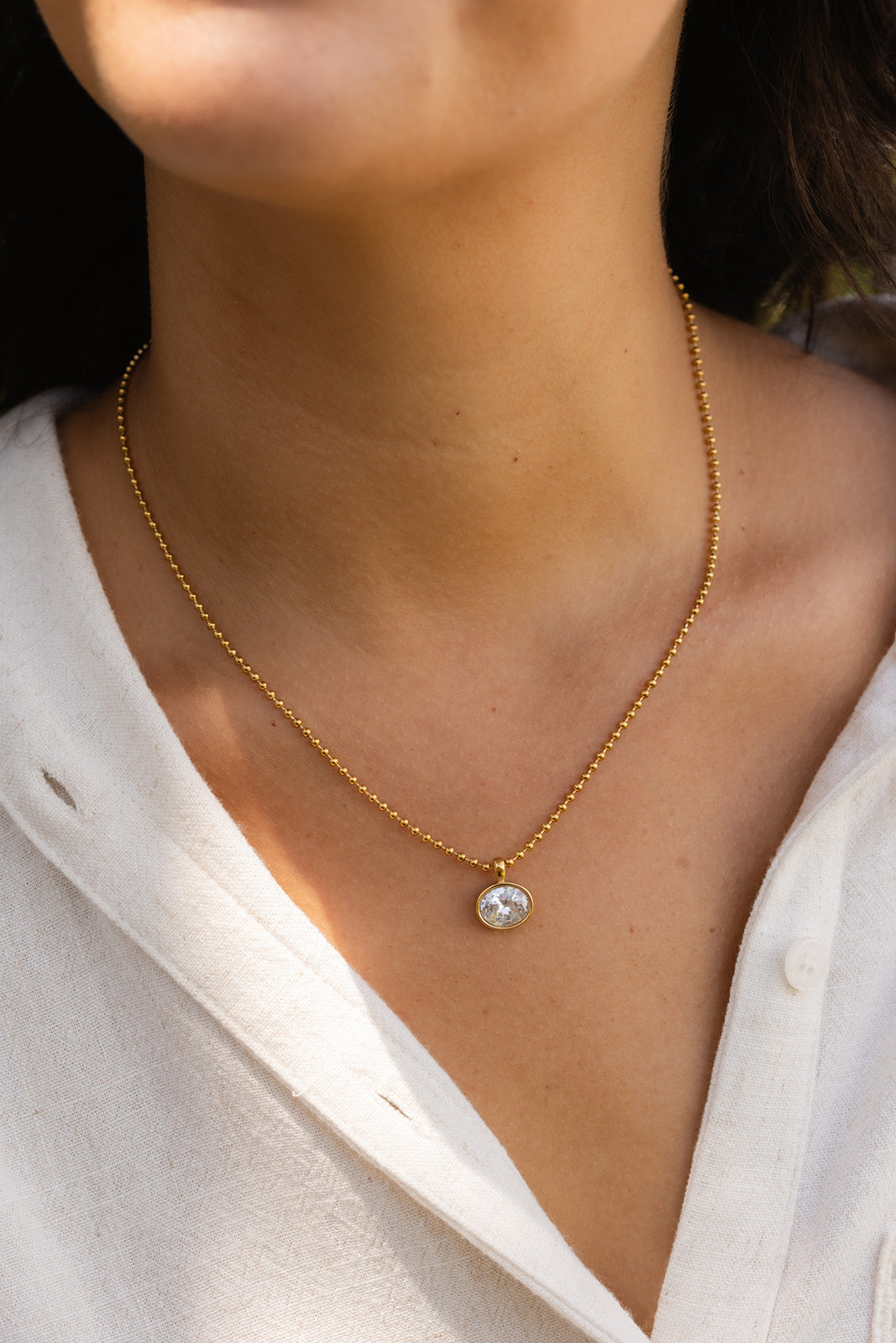 Bezel Luxe Necklace