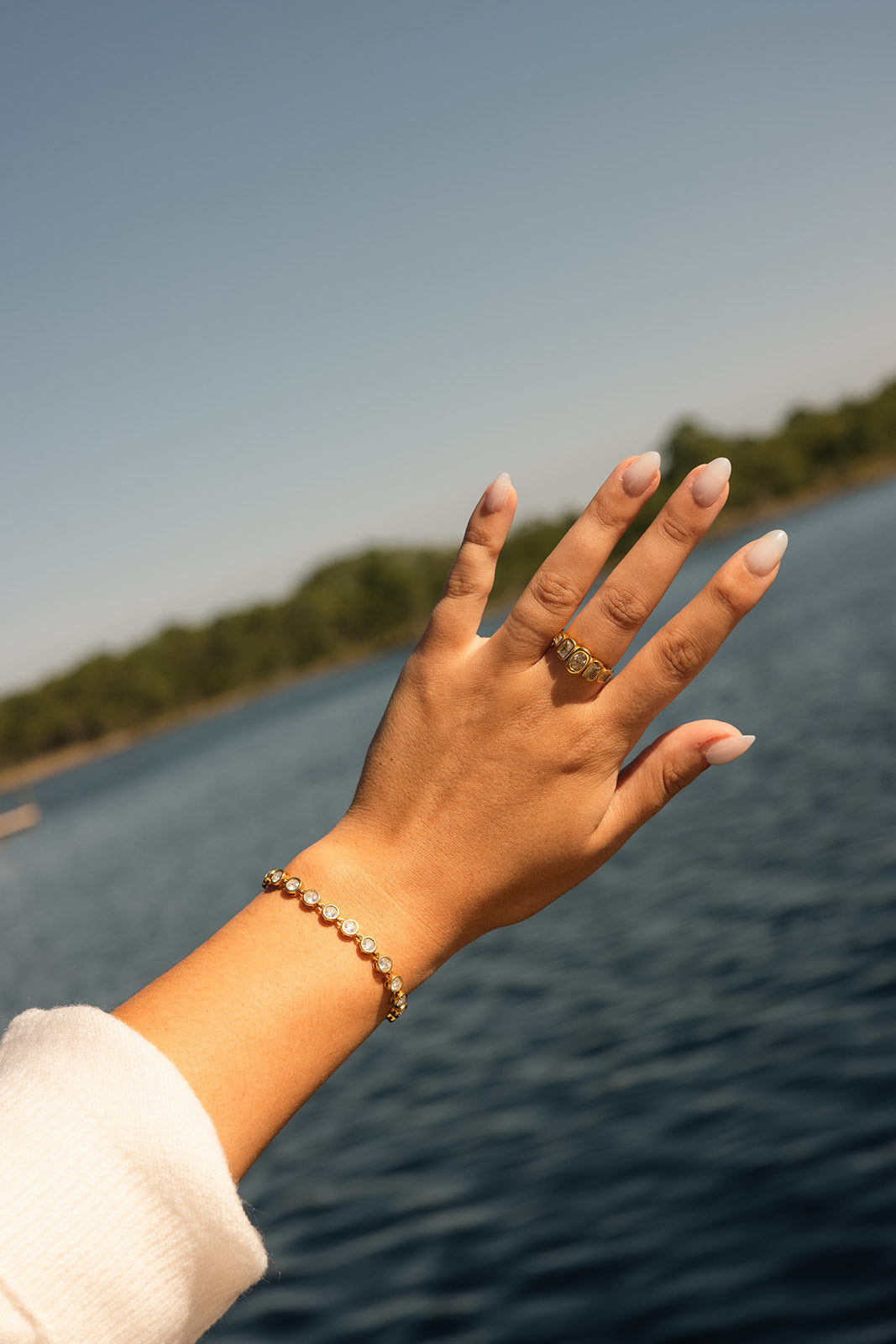 Miranda Bezel Tennis Bracelet