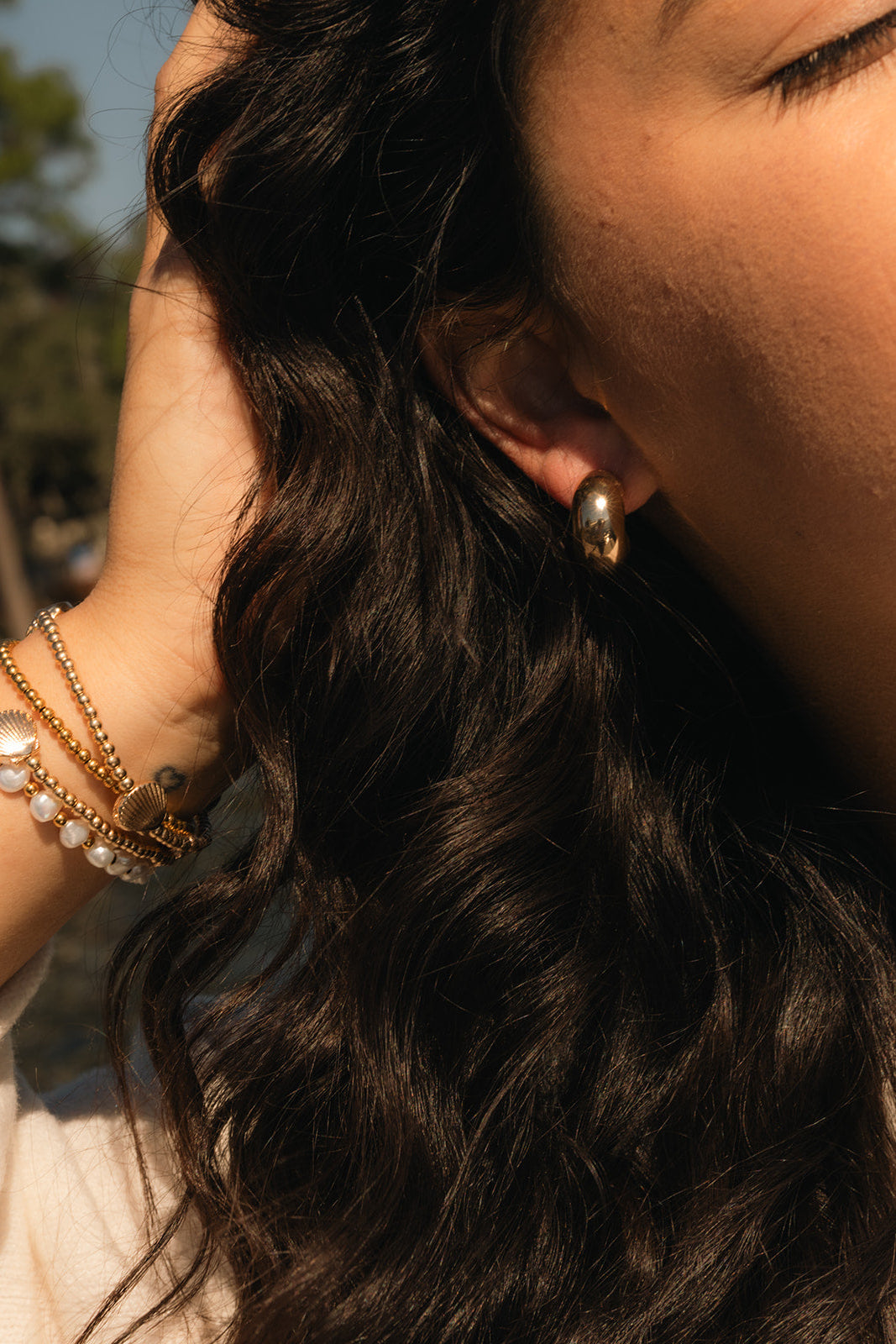 Muse Chunky Gold Hoops