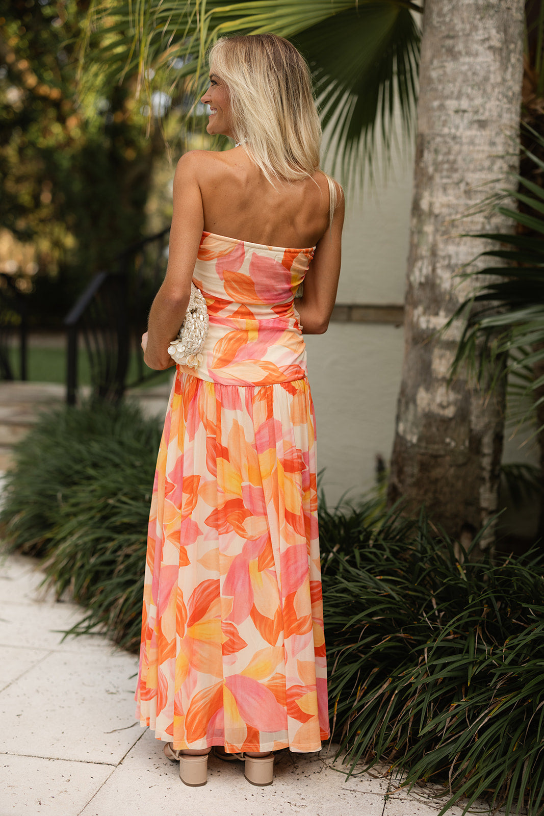 Aperol Maxi Dress