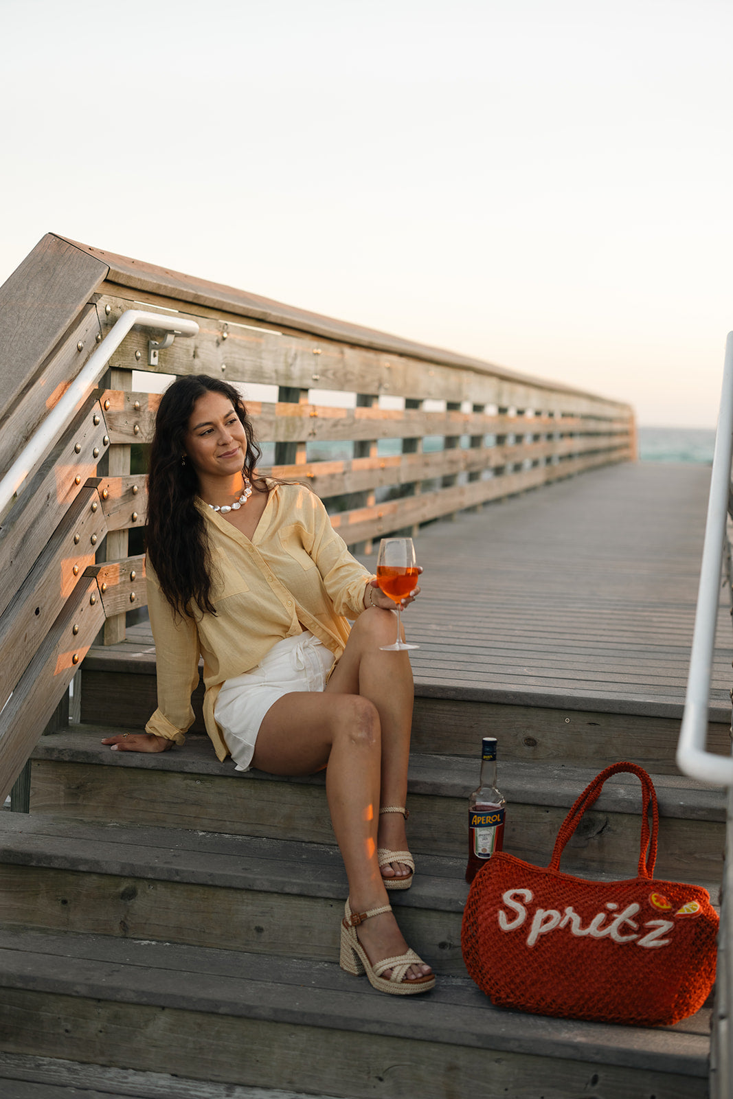 Sunwashed Linen Top