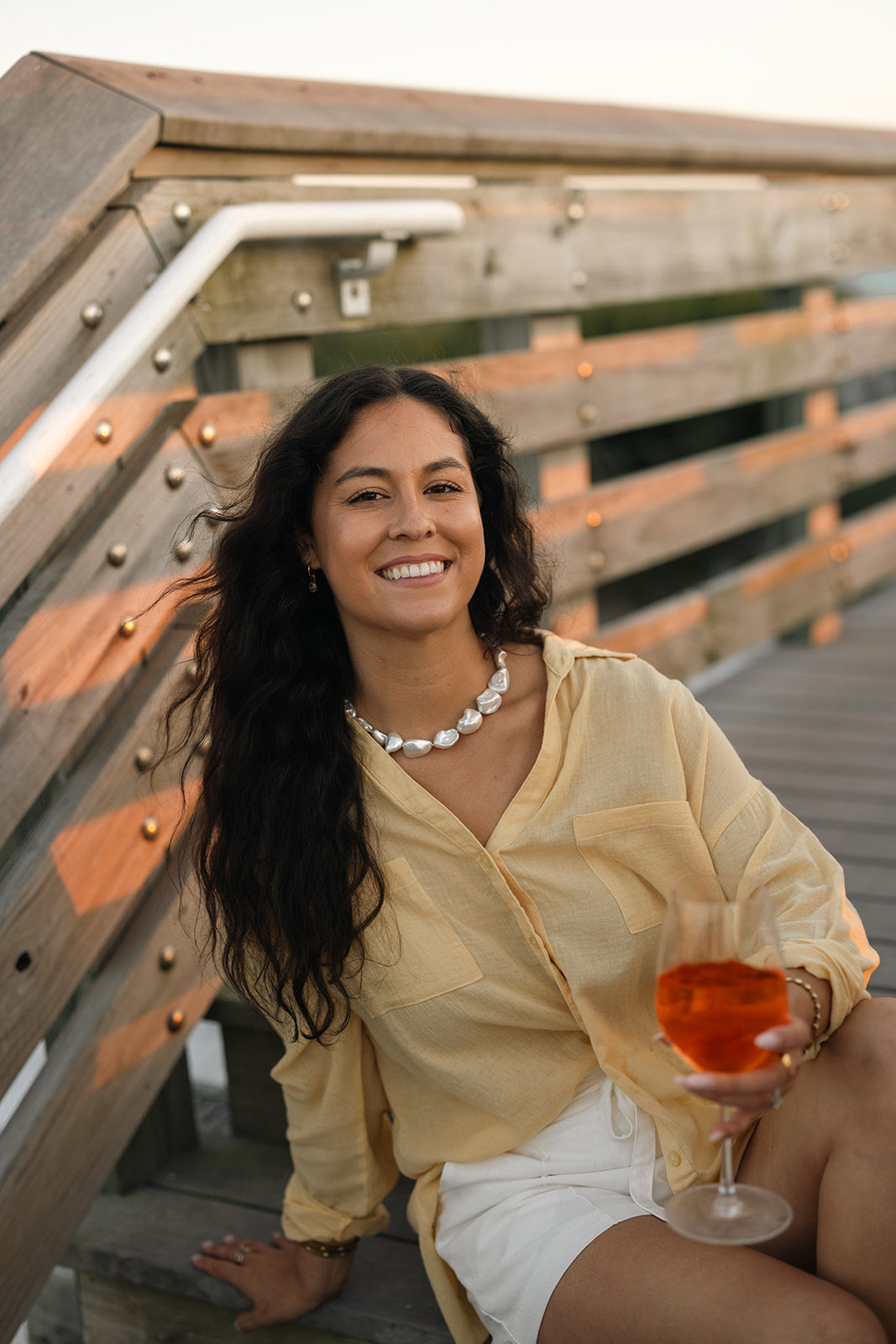 Sunwashed Linen Top