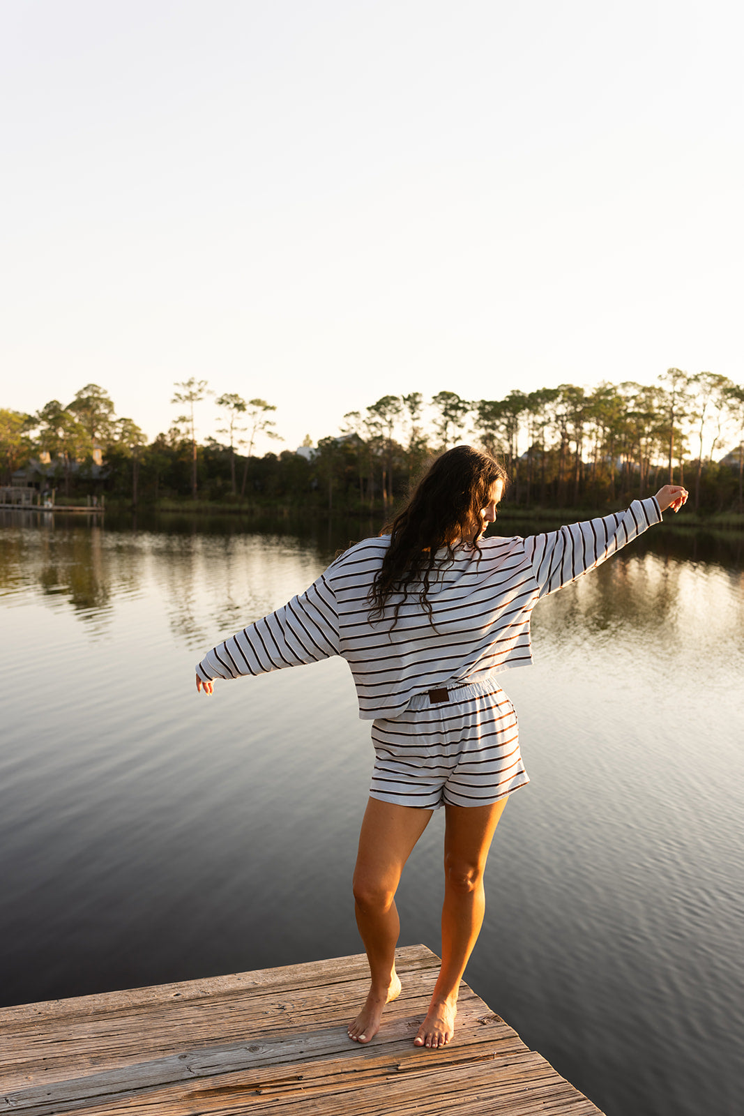 The Club Stripe Set