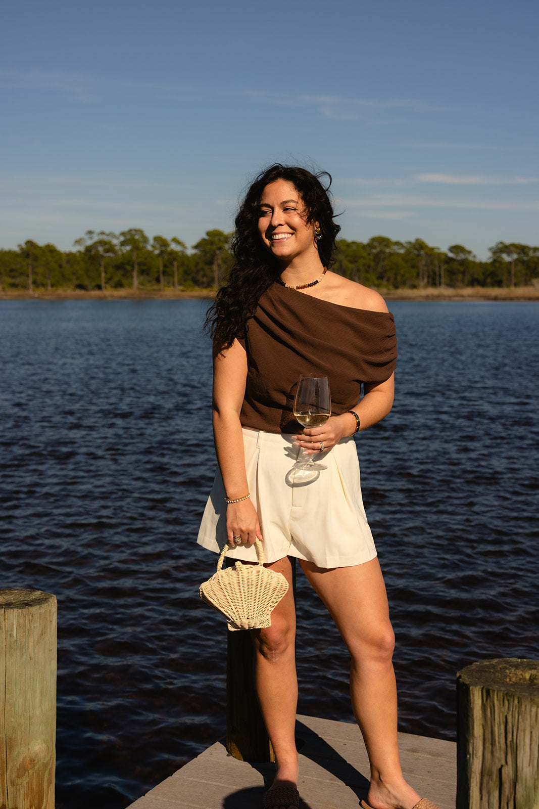 Harbor One Shoulder Top