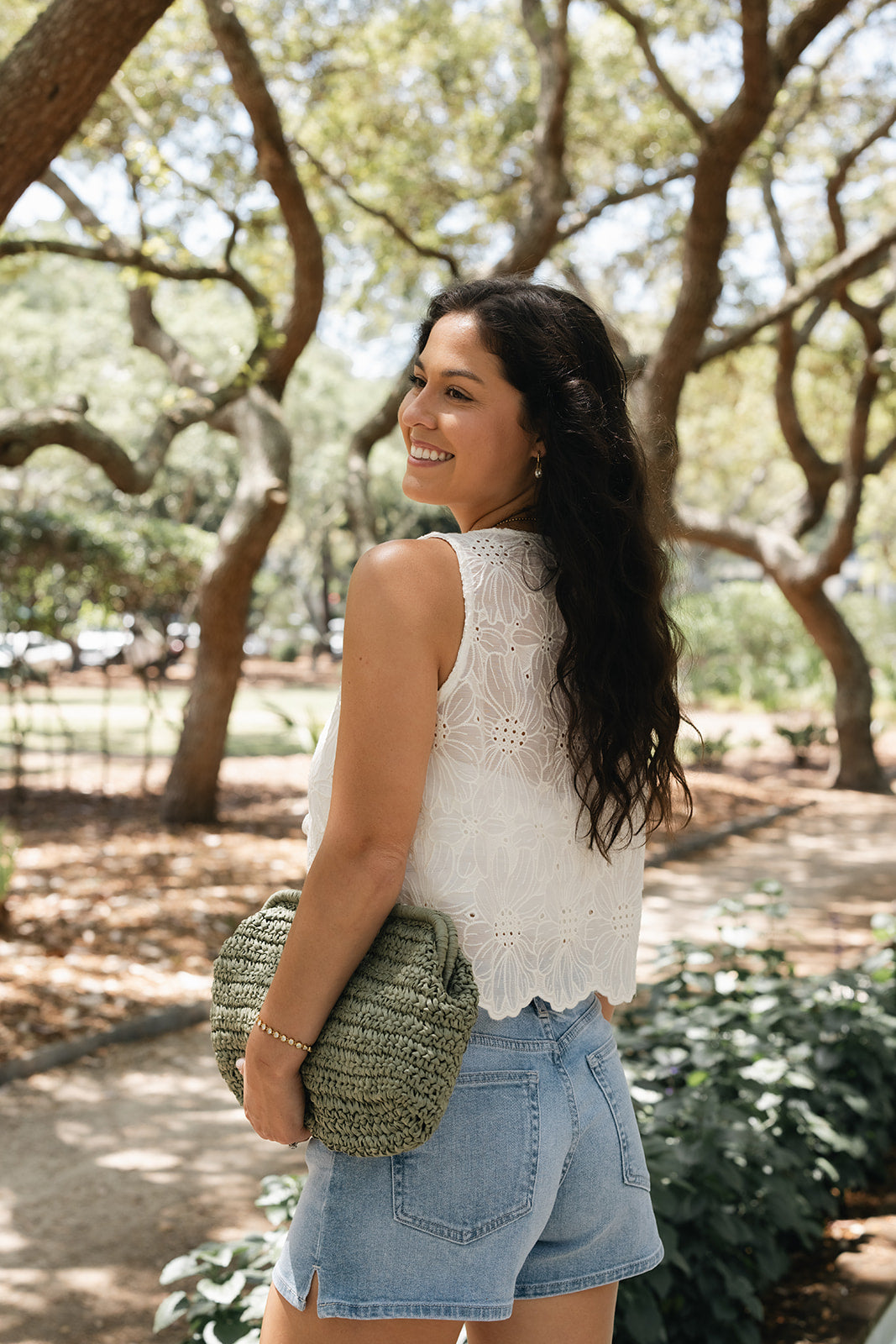 Maison Eyelet Top