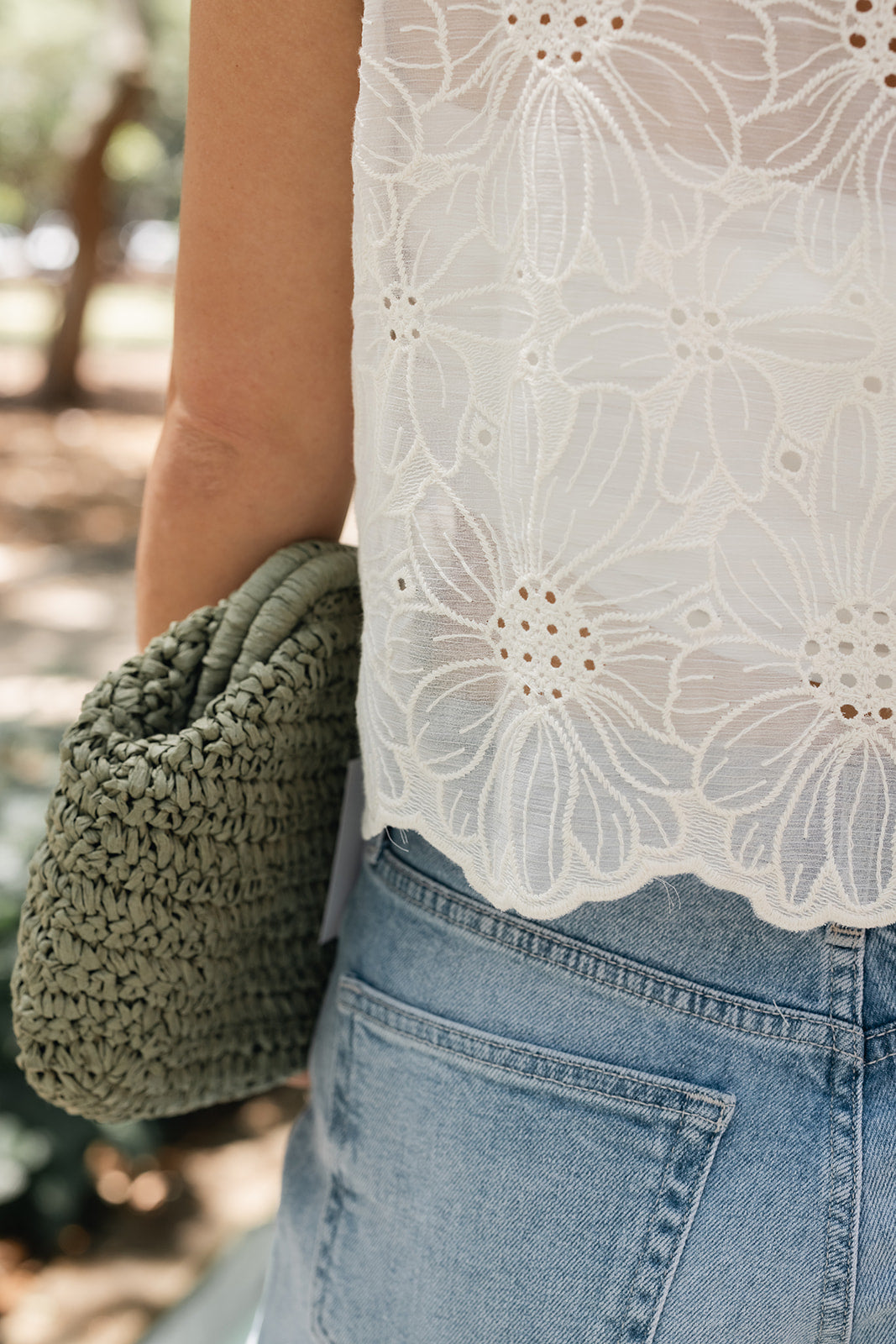 Maison Eyelet Top