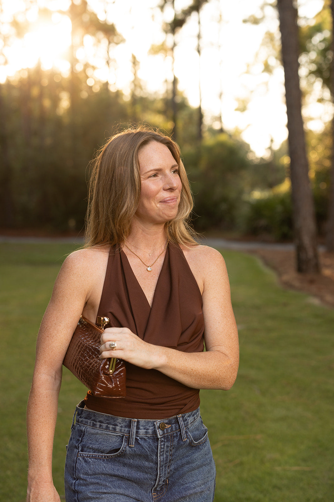 Cocoa Halter Top