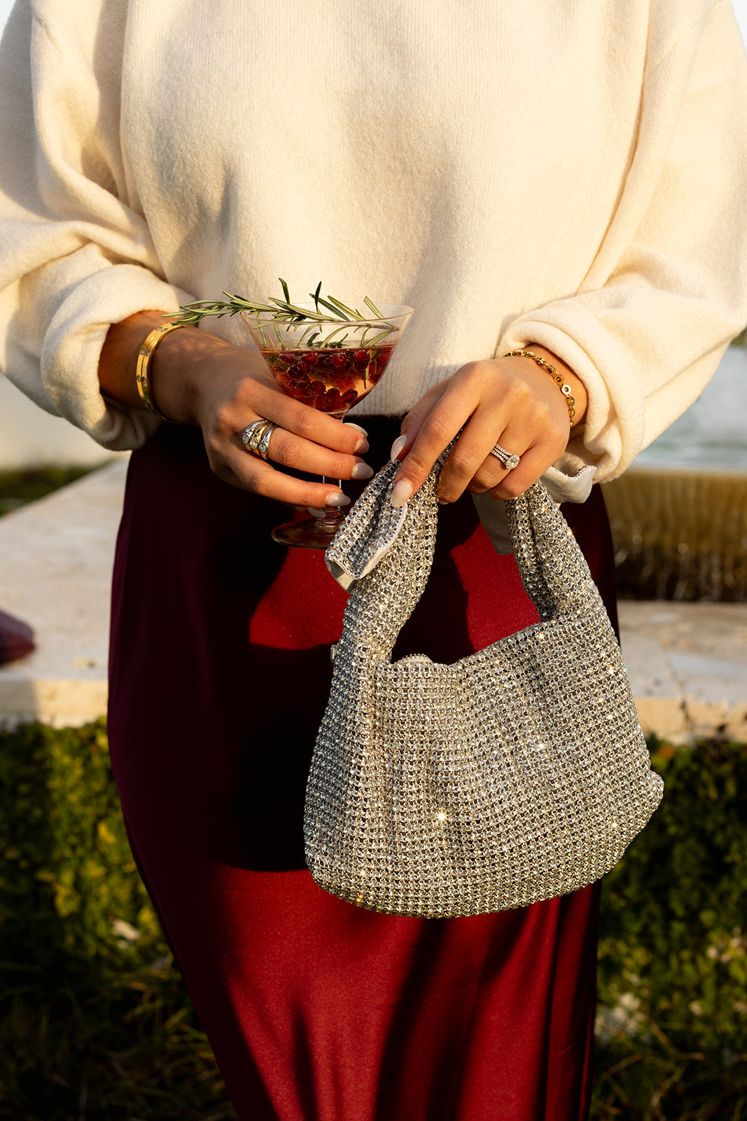 Holiday Cheers Bow Bag