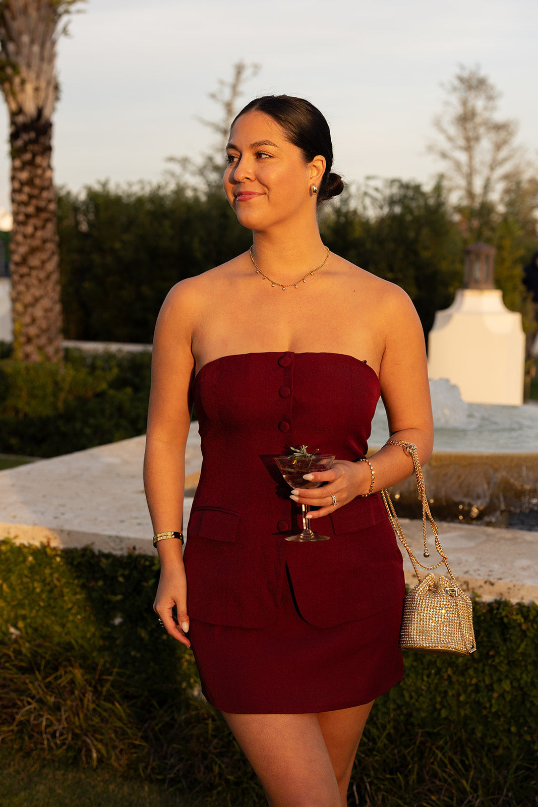 Cranberry Cocktail Dress