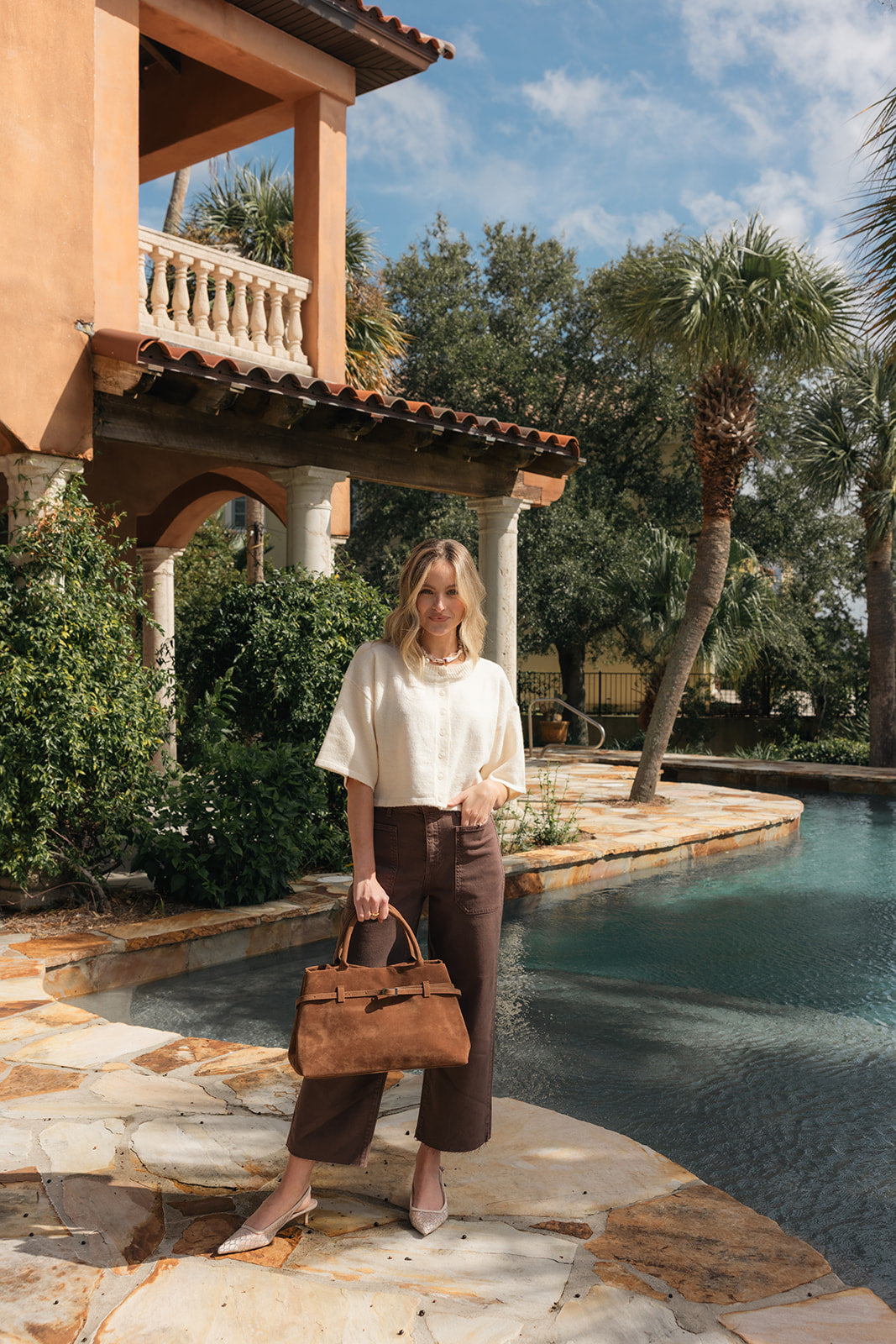 La Dolce Short Sleeve Sweater