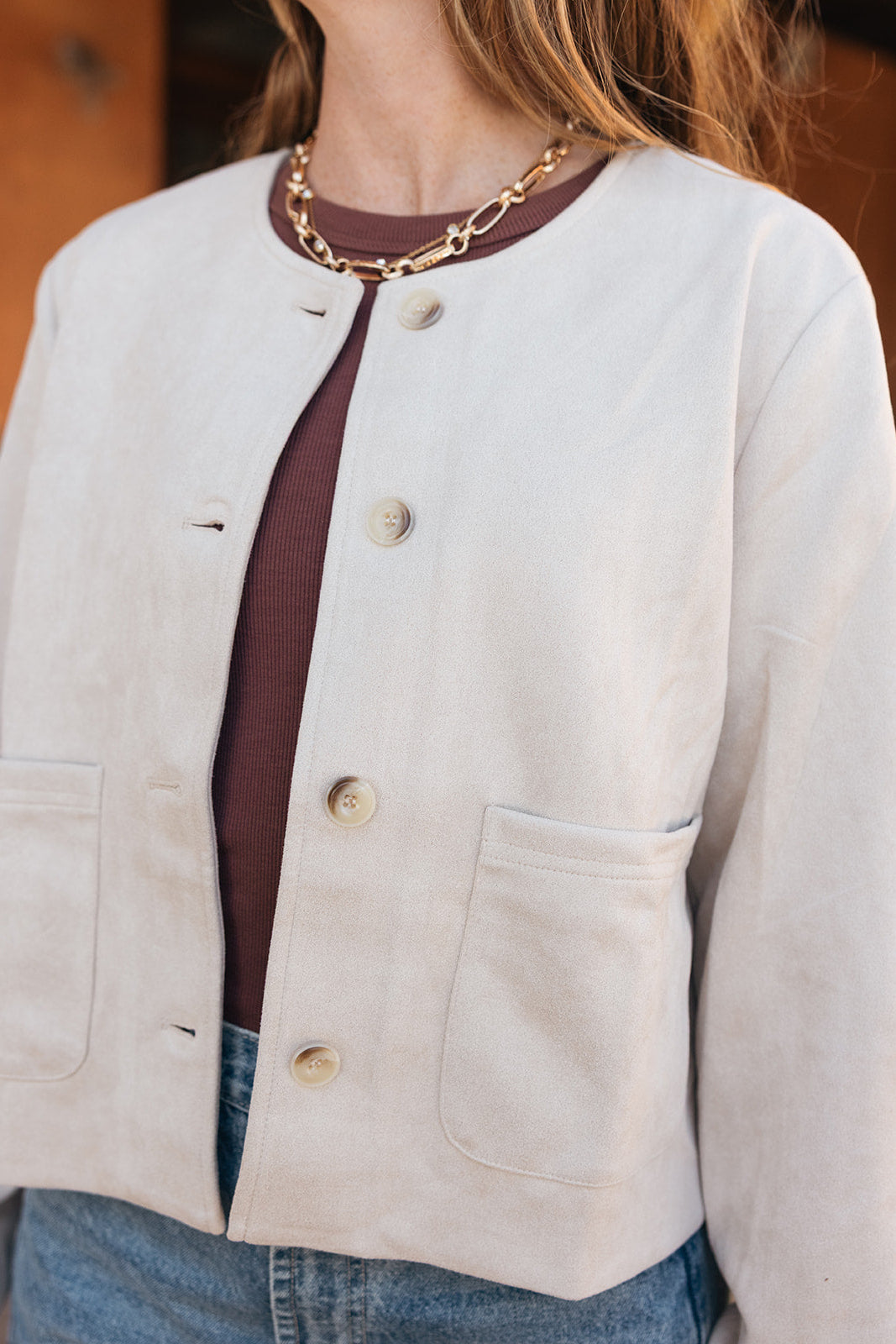 Fall In Tuscany Suede Jacket