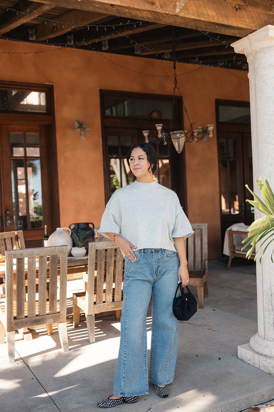 Marseille Mock Neck Top