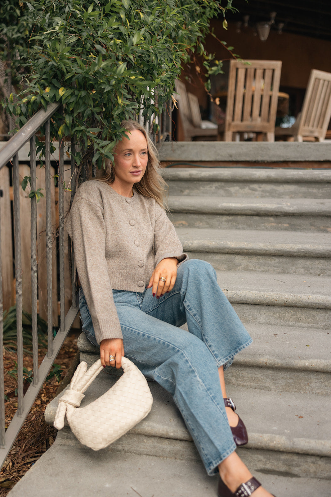 Sole Woven Knot Clutch