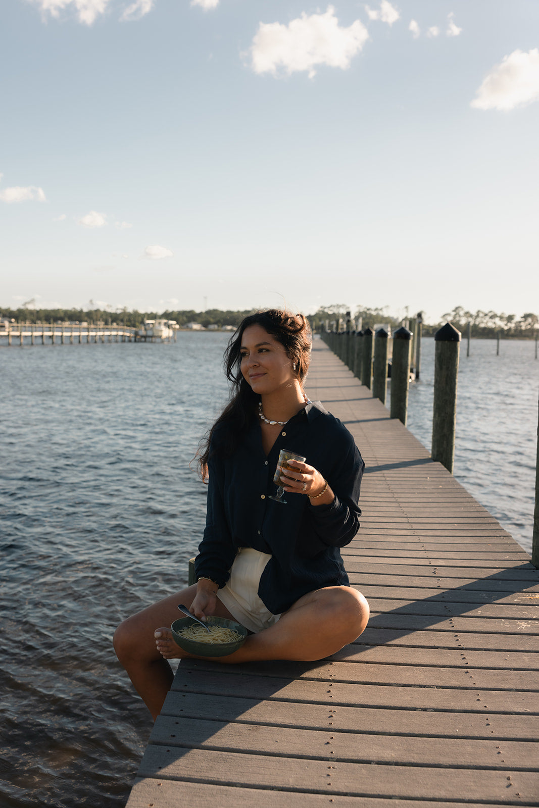 Apertivo Button Down Top