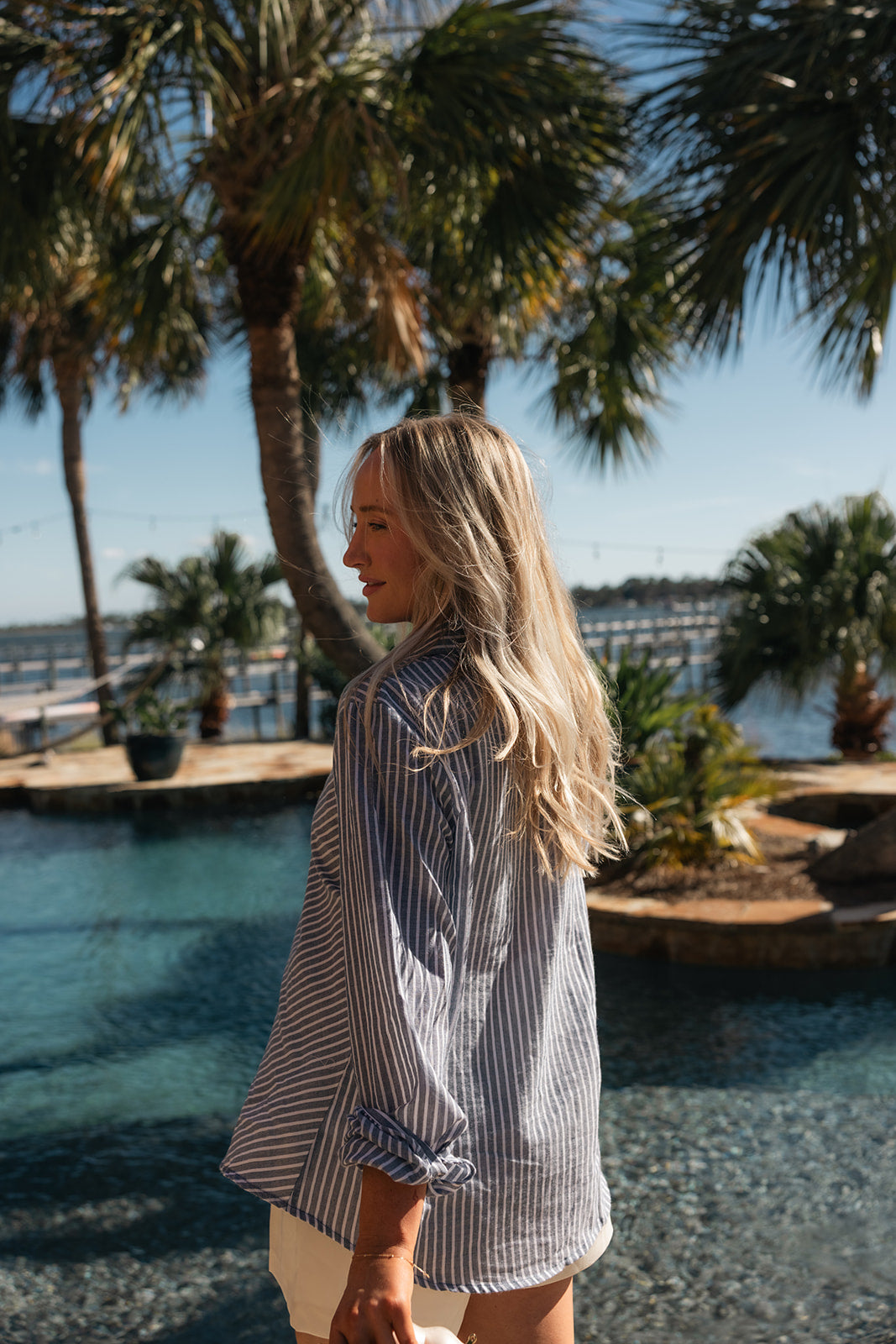 Al Fresco Button Down Top