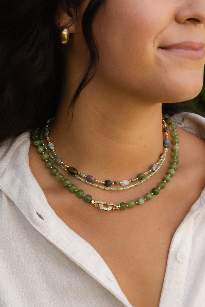 Shoreline Beaded Necklace
