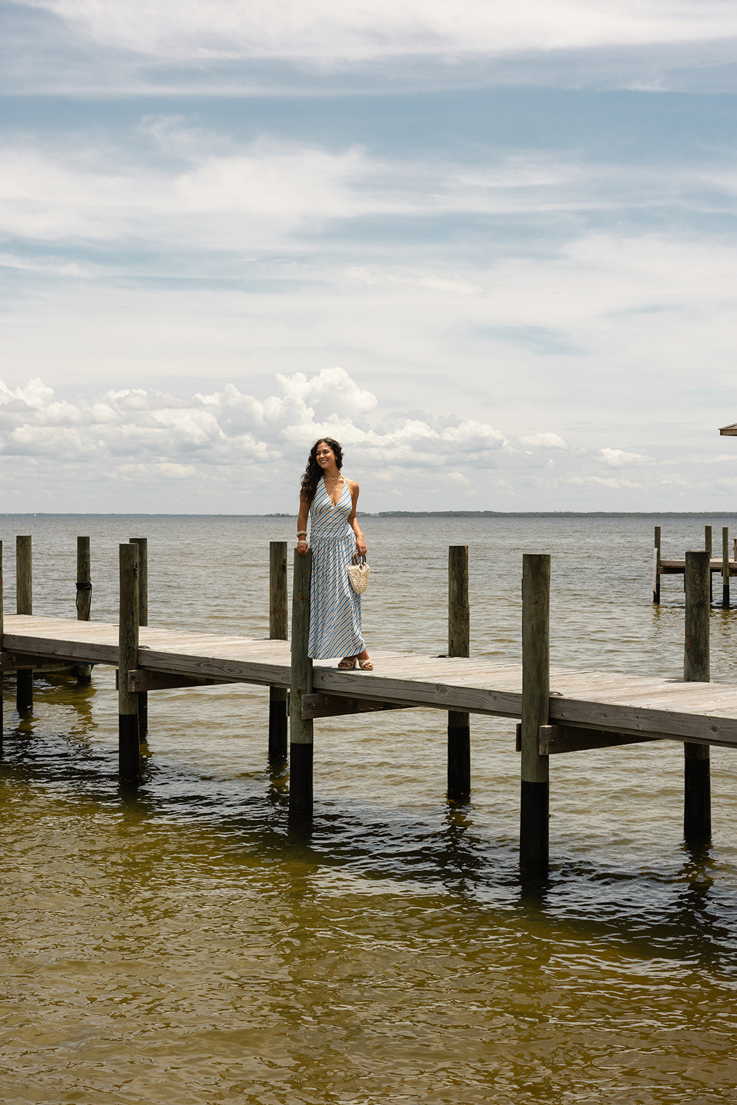 Harbor Stripe Maxi Dress