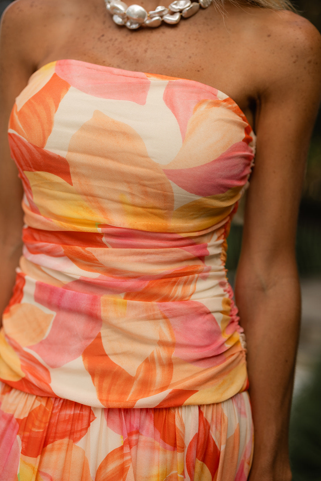 Aperol Maxi Dress
