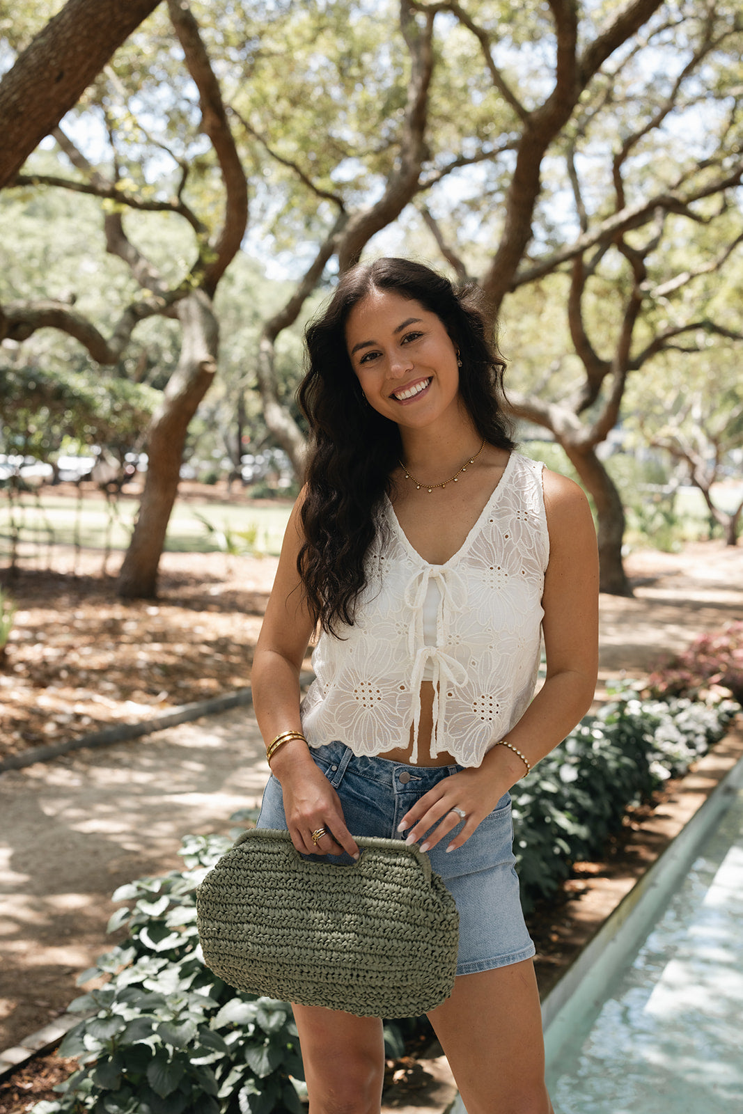 Maison Eyelet Top