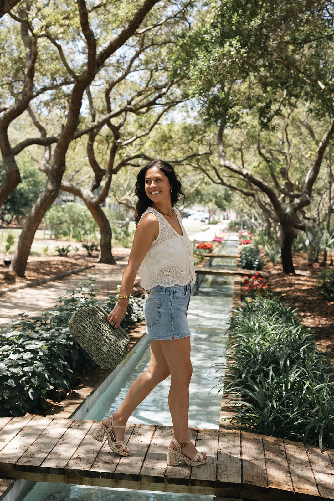 Maison Eyelet Top