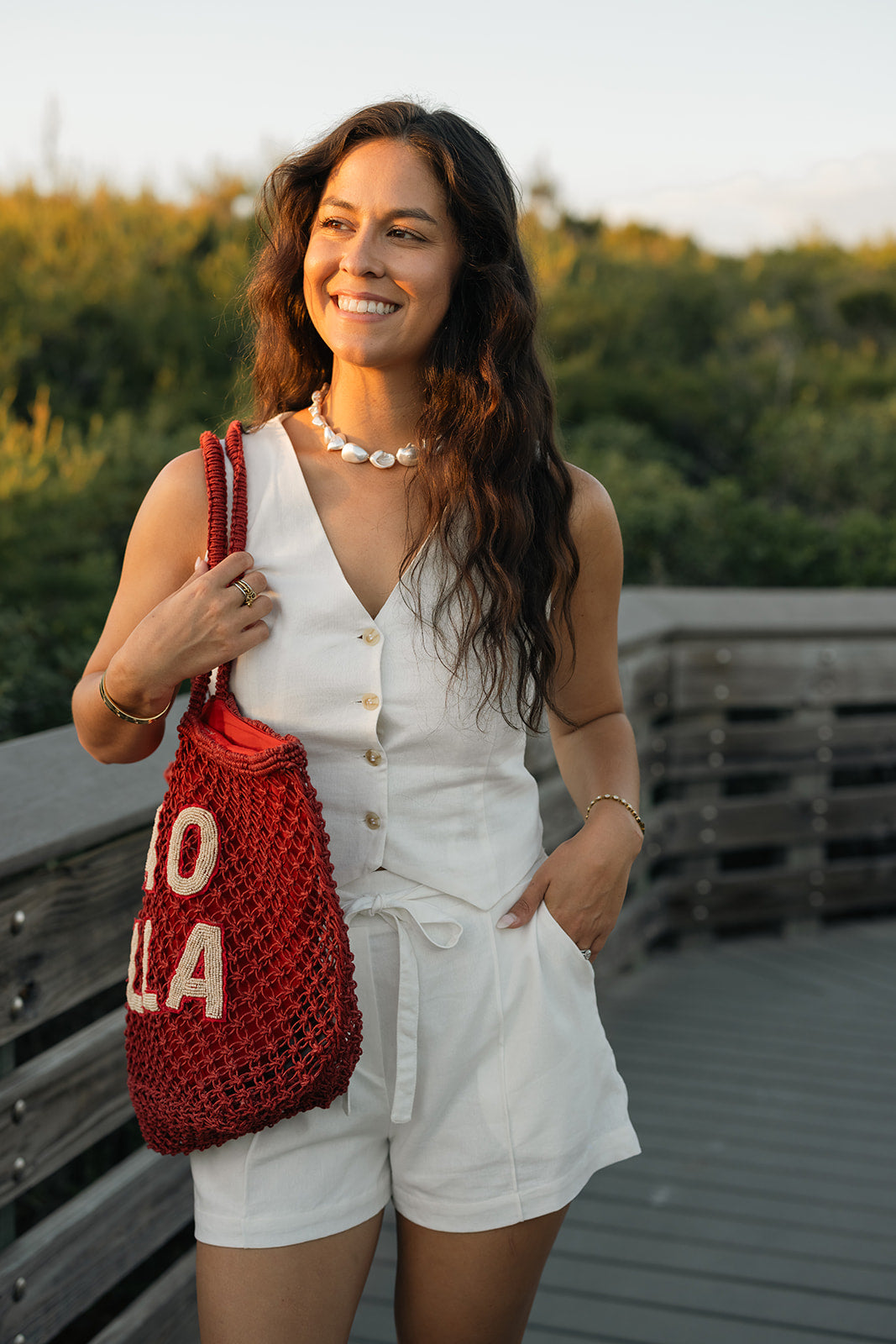 Linen Coast Vest