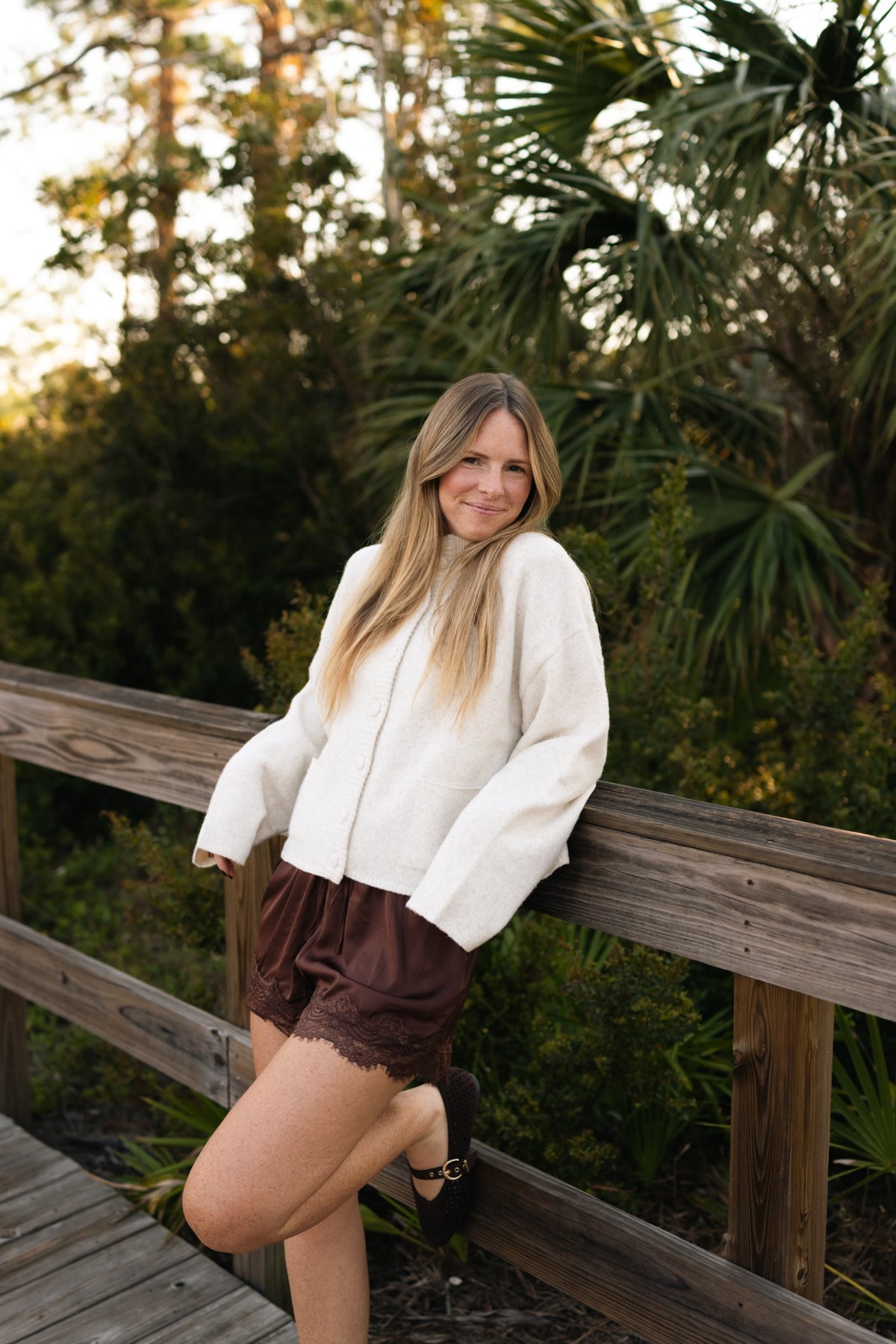 Espresso Satin Shorts