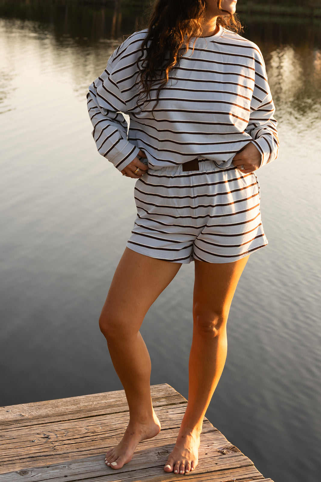 The Club Stripe Set