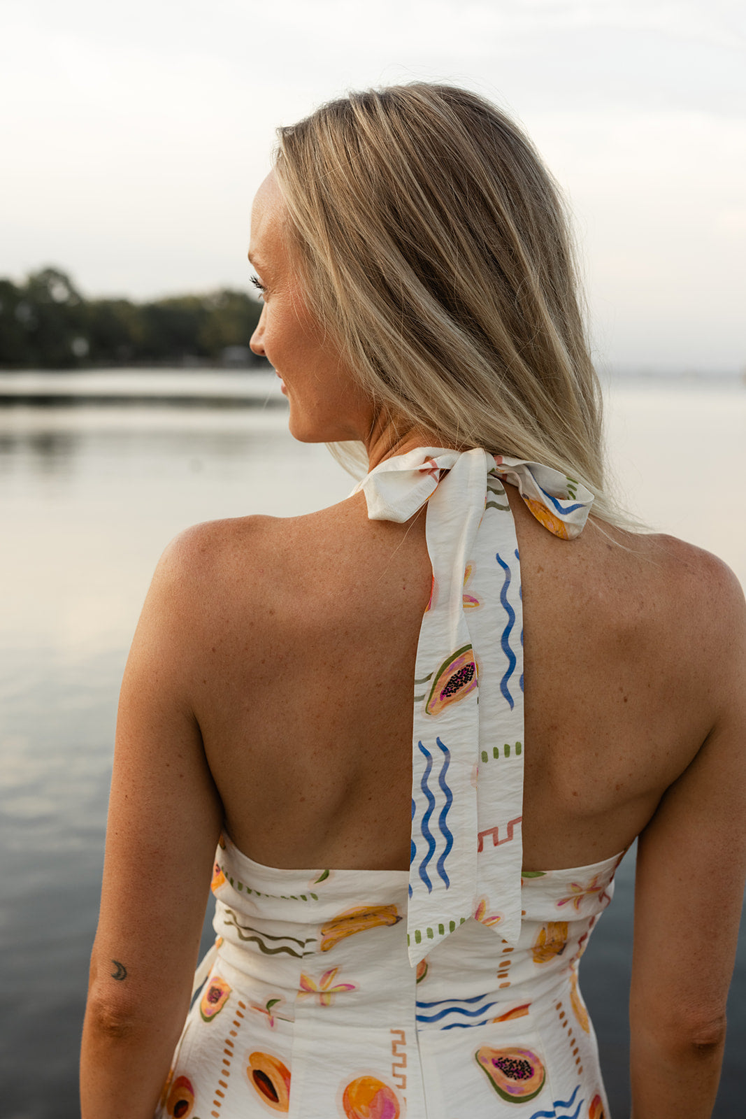 Papaya Wrap Romper